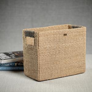 Zodax Alex Rectangular Abaca Magazine Basket