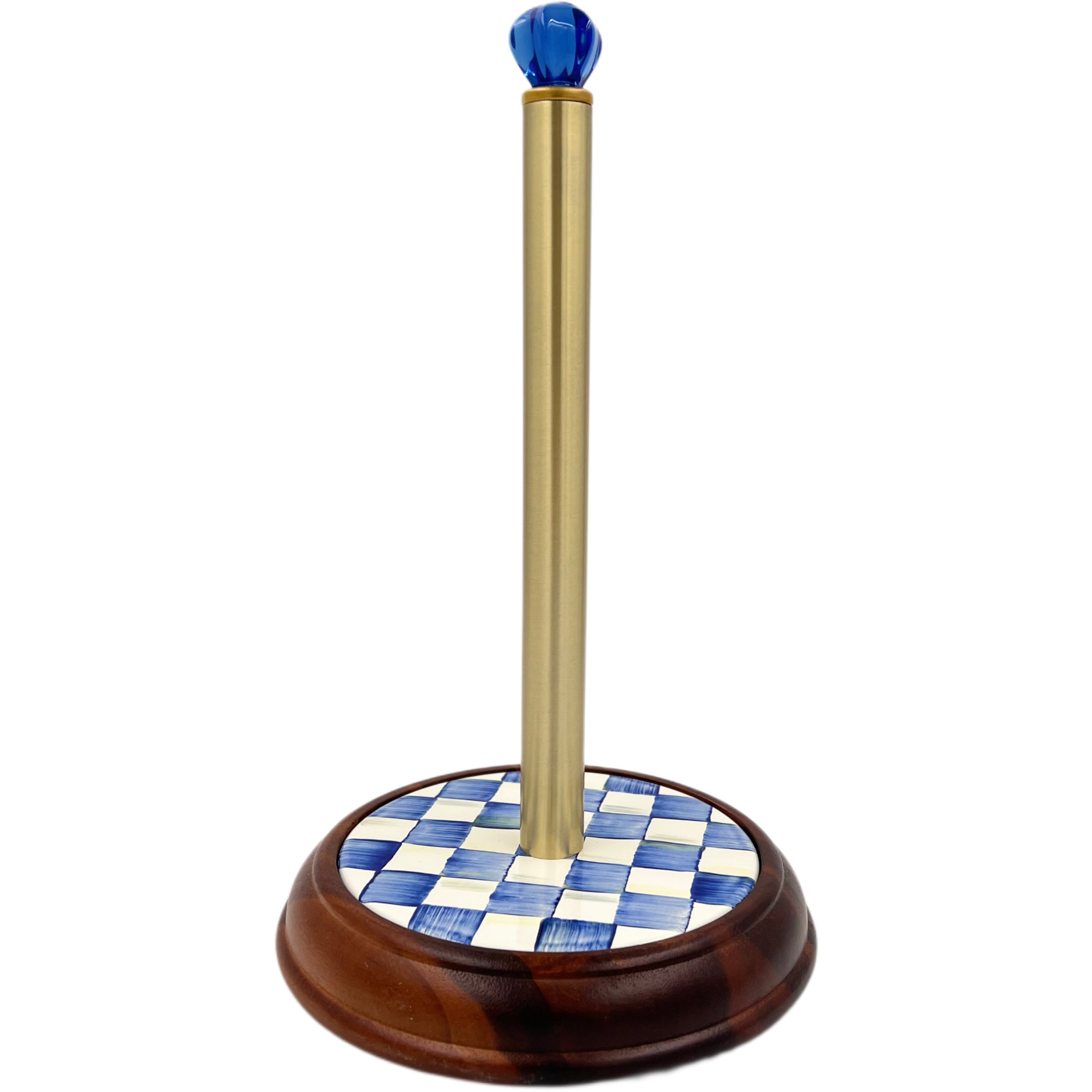 MacKenzie-Childs Check Paper Towel Holder