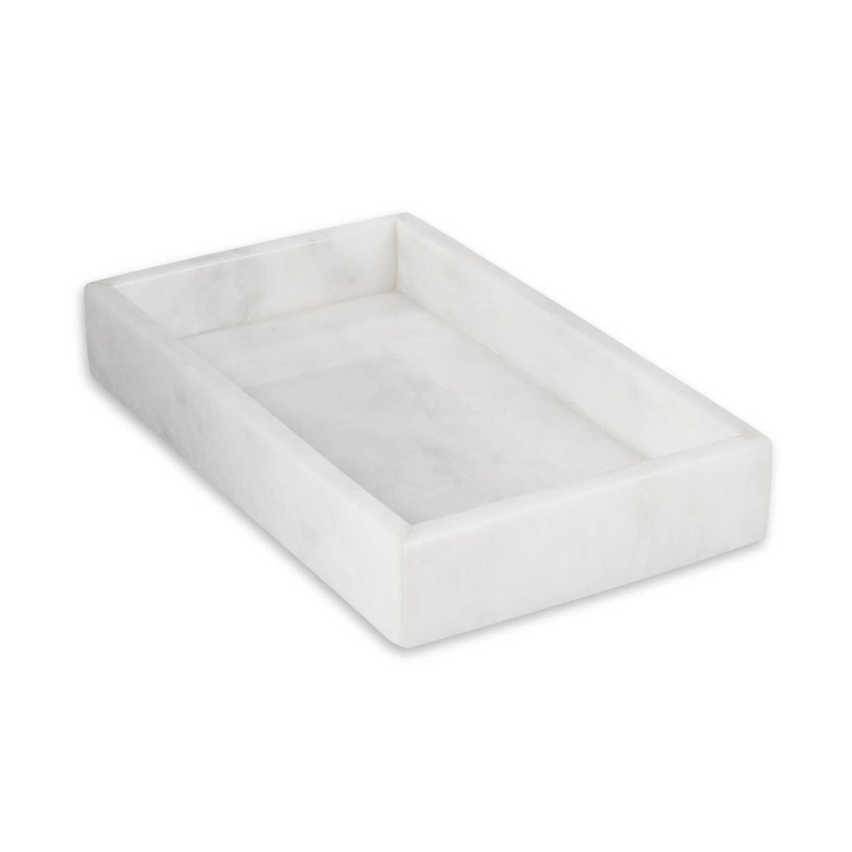 Ezra Genuine Marble Guest Towel Tray