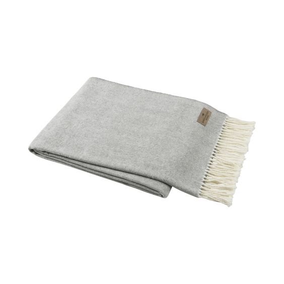 Lands Downunder Italian Herringbone Throw- Pebble