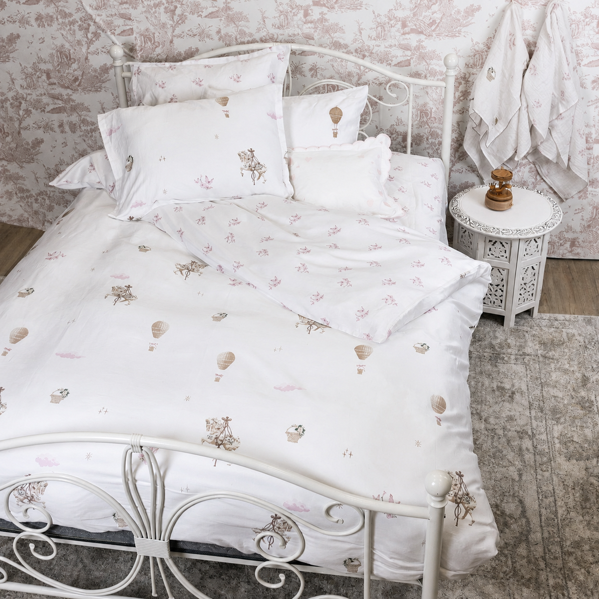 Carousel Dreams Duvet Set- Mauve