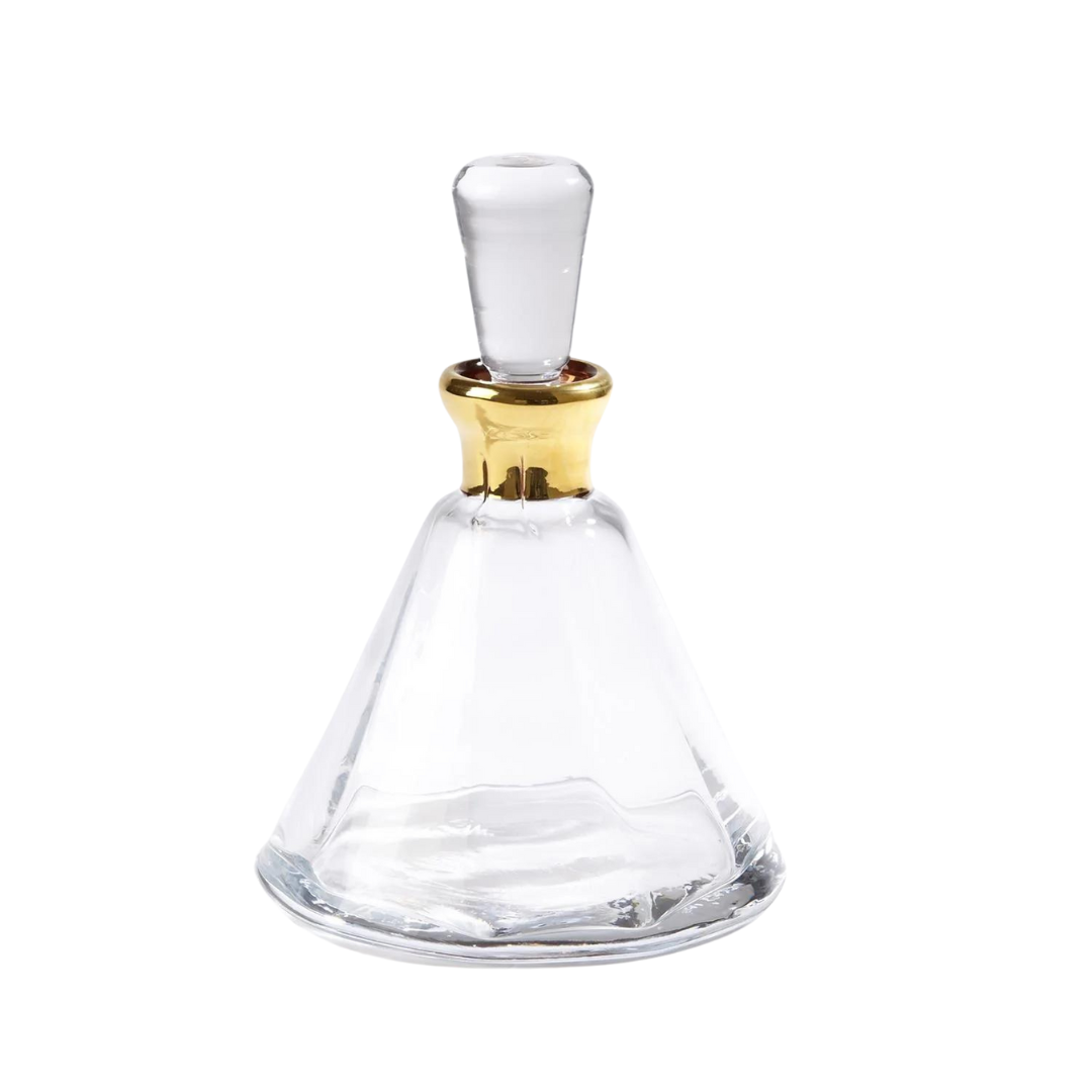 Global Views Decanter with Gold Neck