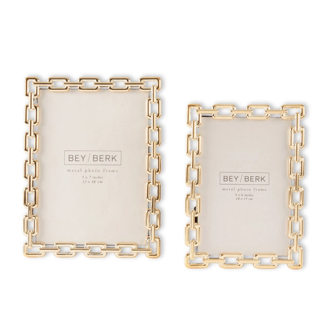 Chain Link Design Picture Frame