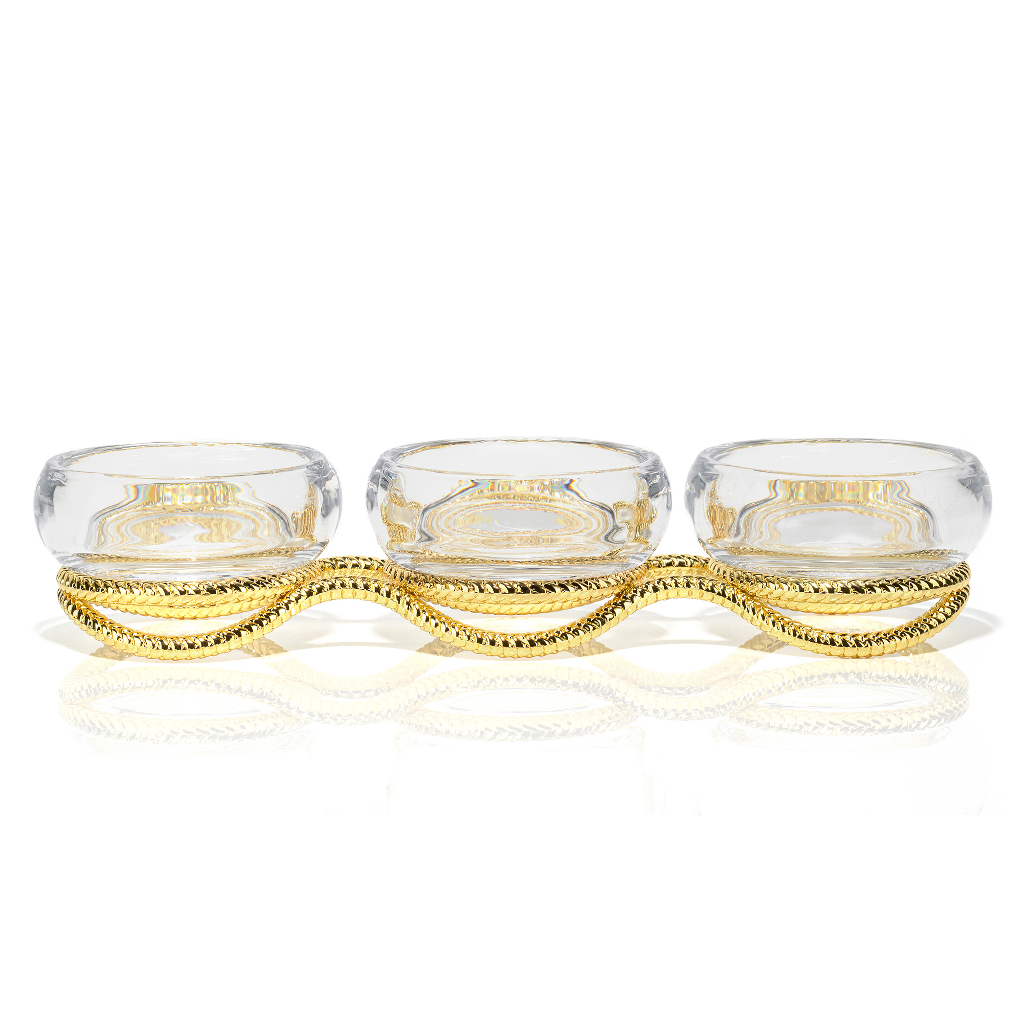 Braid Gold Triple Condiment