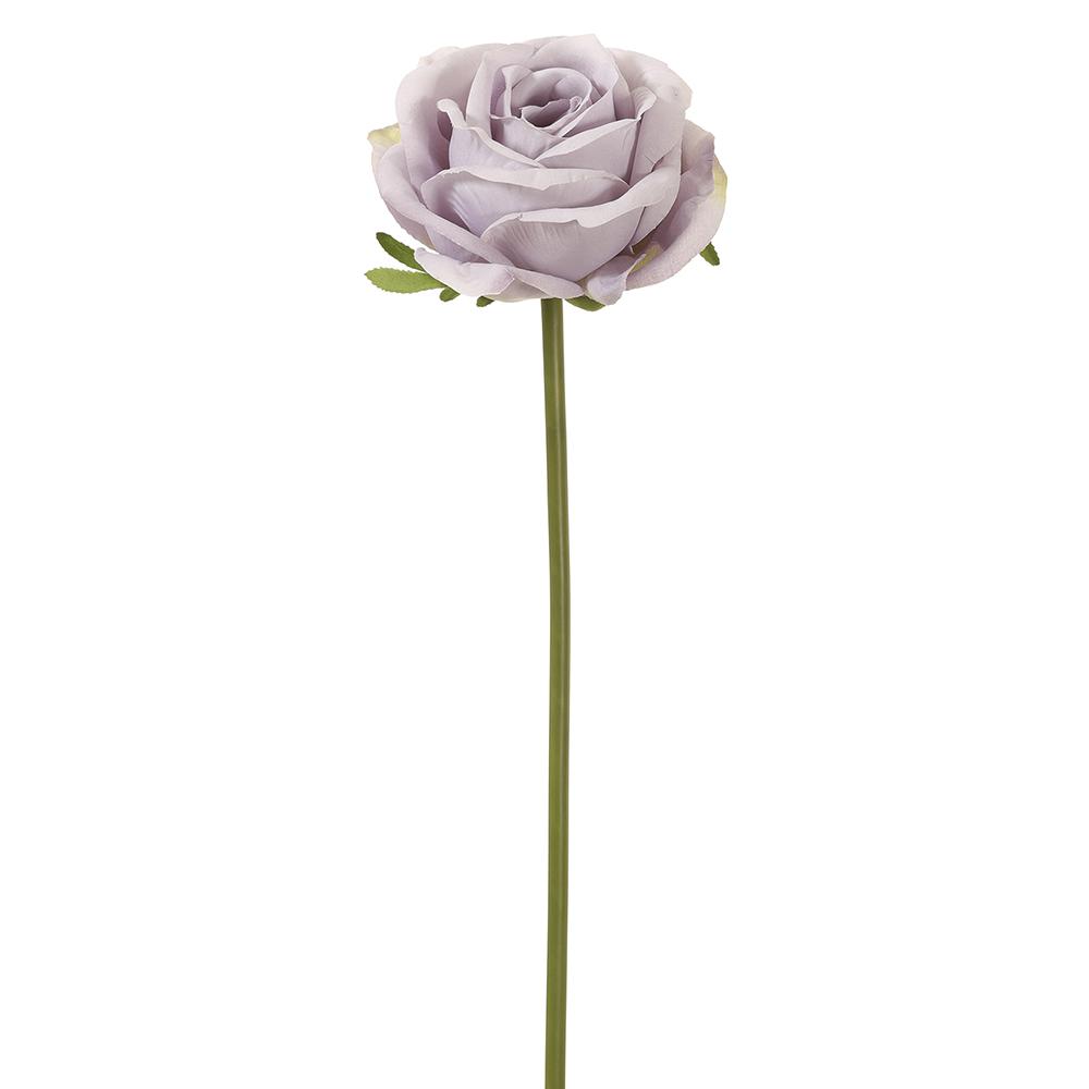 19" Lavender Rose Stem
