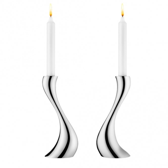 Georg Jensen Cobra Medium Candlesticks