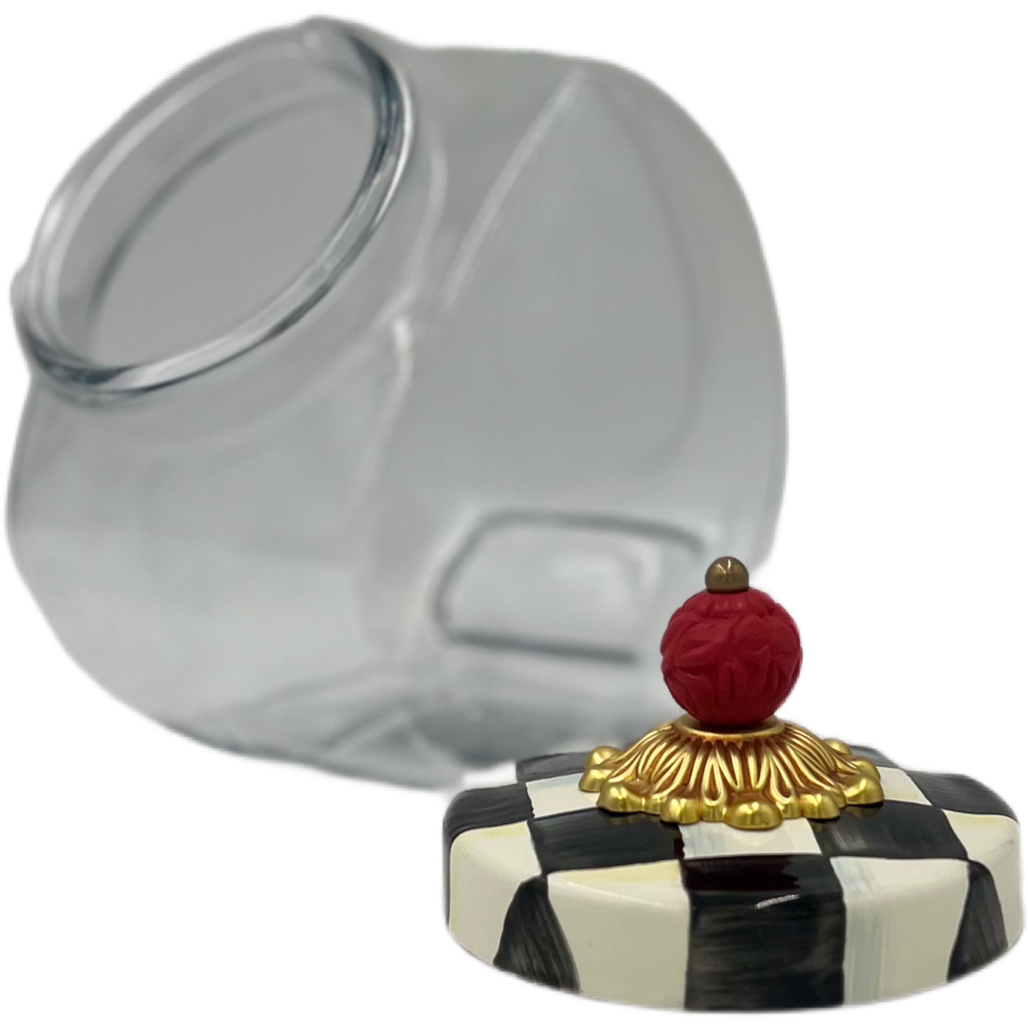 MacKenzie-Childs Courtly Cookie Jar