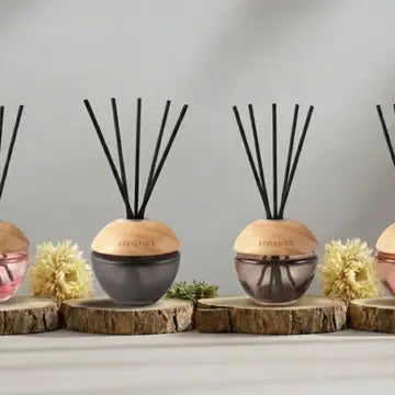 Reed Diffuser Wooden Cap Amber Vivience