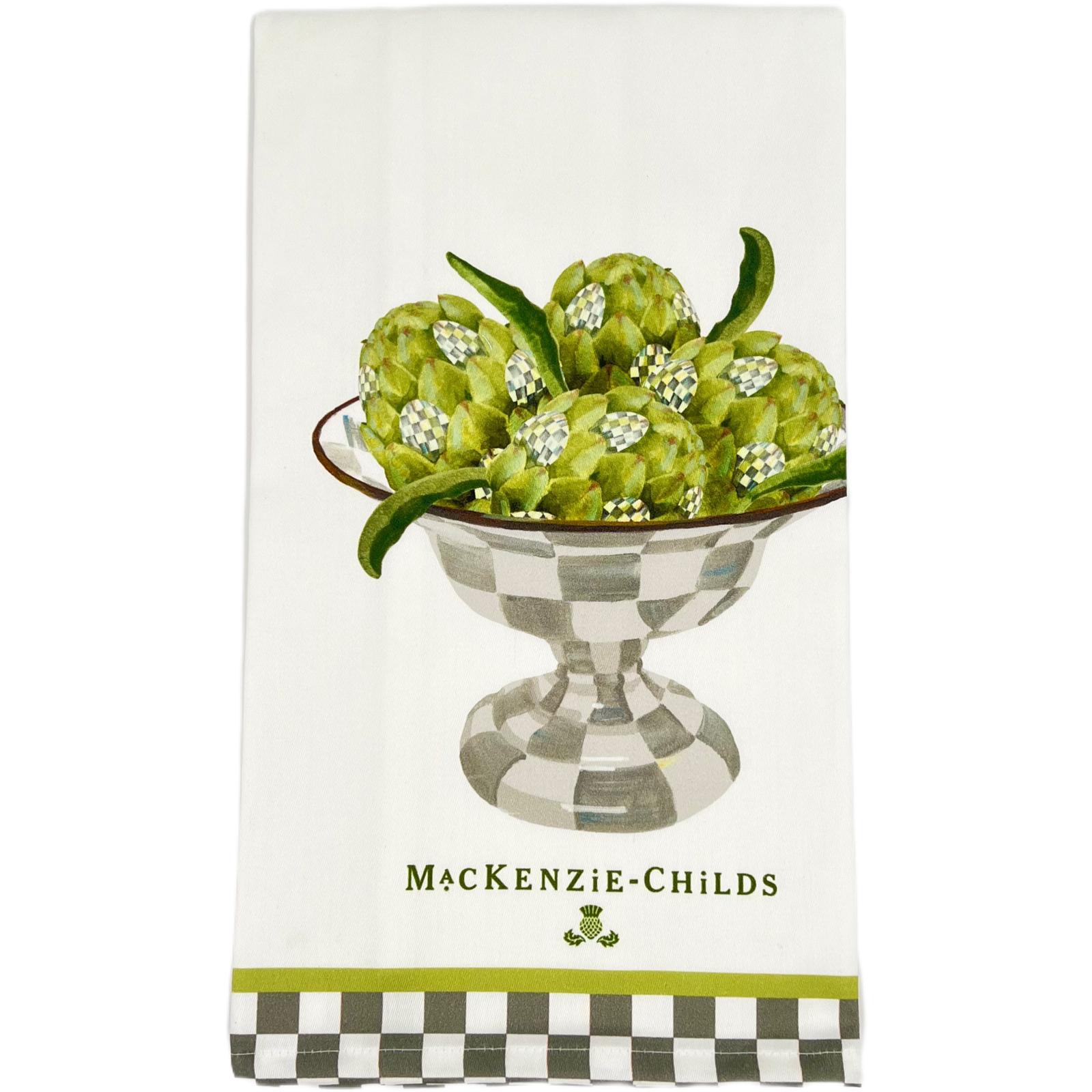 MacKenzie-Childs Artichoke Compote Dish Towel