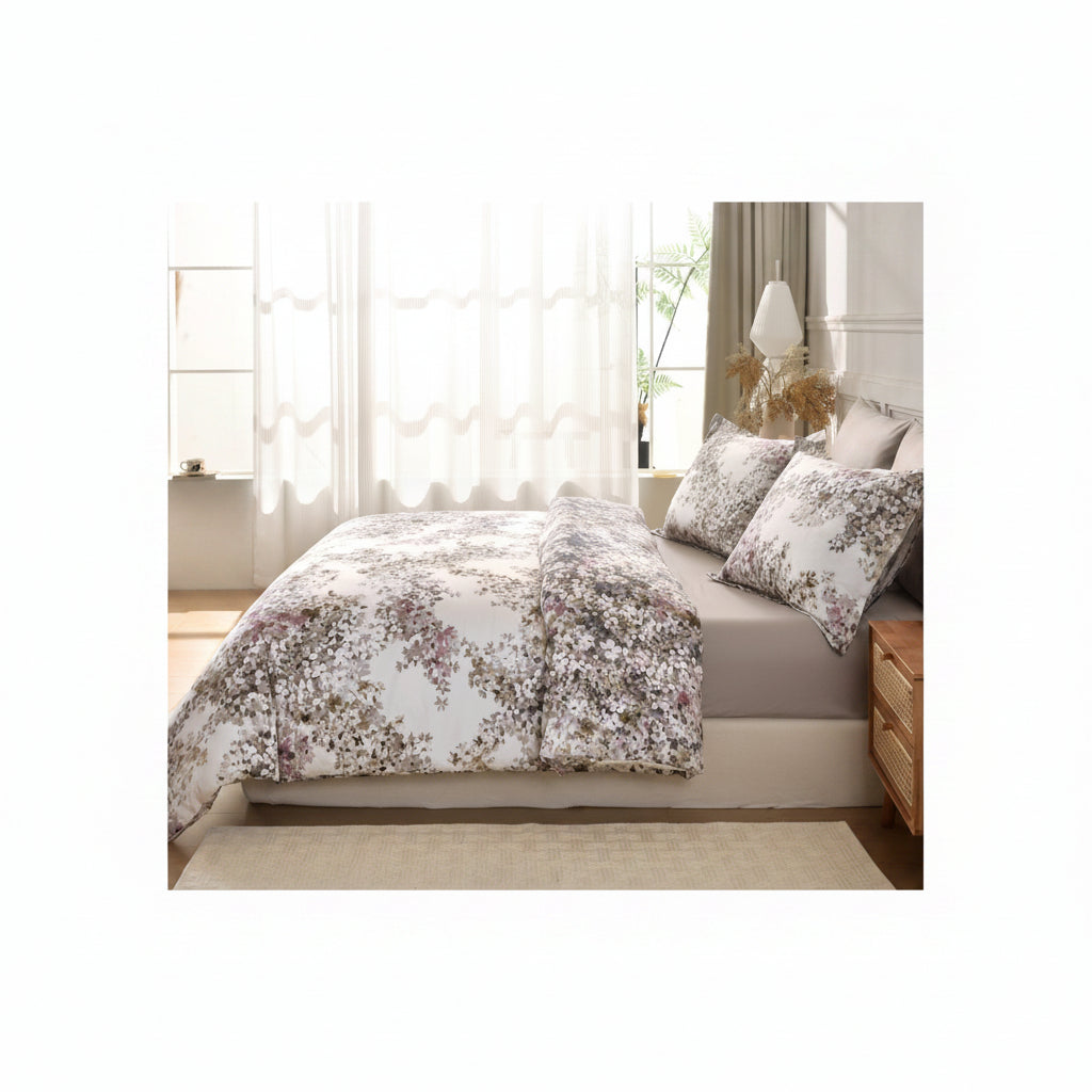 Aura Home Paradise Mauve Duvet Set