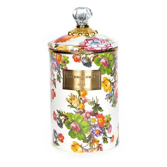 MacKenzie-Childs Flower Mart Canister