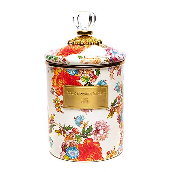 MacKenzie-Childs Flower Mart Canister