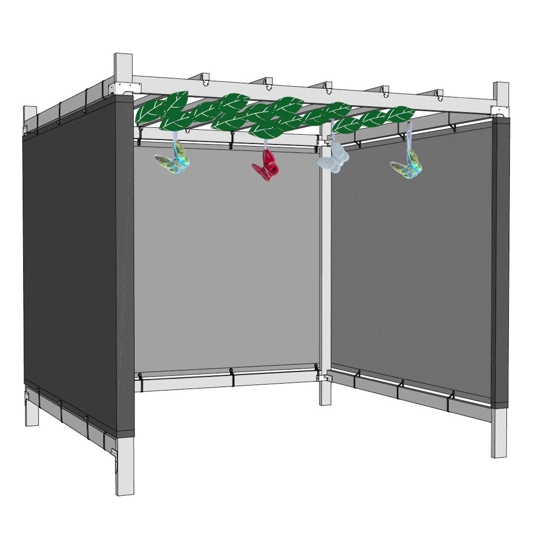 Crystal Butterfly Hanging Ornament Succah Decor