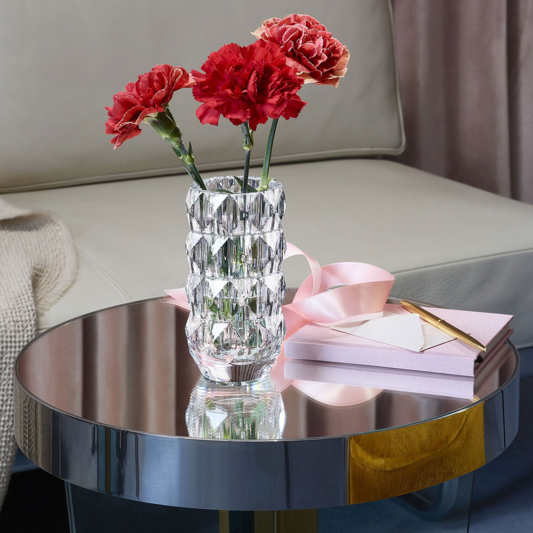 Baccarat Louxor Round Vase