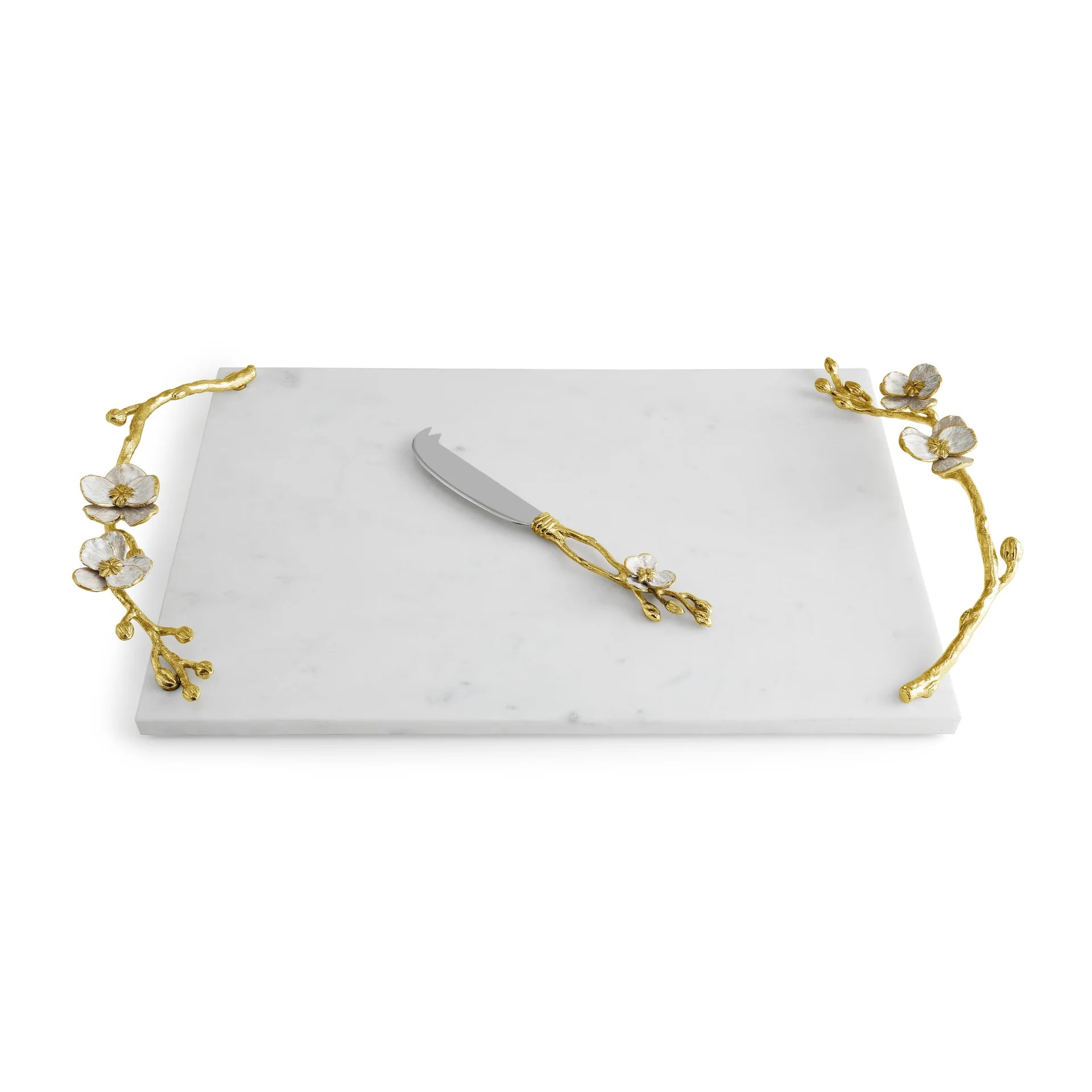 Michael Aram Orchid Large Board with Knife