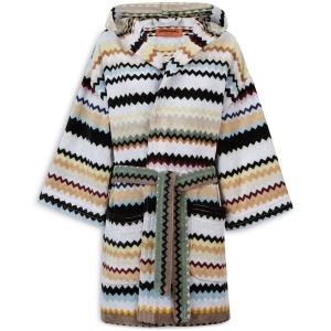 Missoni Curt Hooded Short Bathrobe