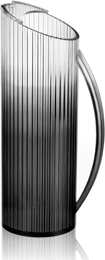 Ribbed Lucite Pitcher