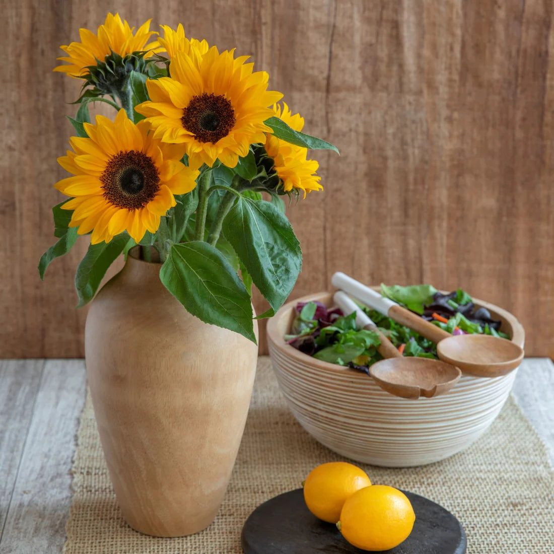 Be Home Kiln Mango Wood Classic Vase