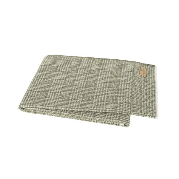 Lands Downunder Sutton Plaid Throw- Chive