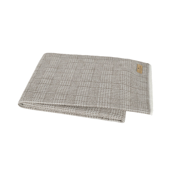 Lands Downunder Sutton Plaid Throw- Mink