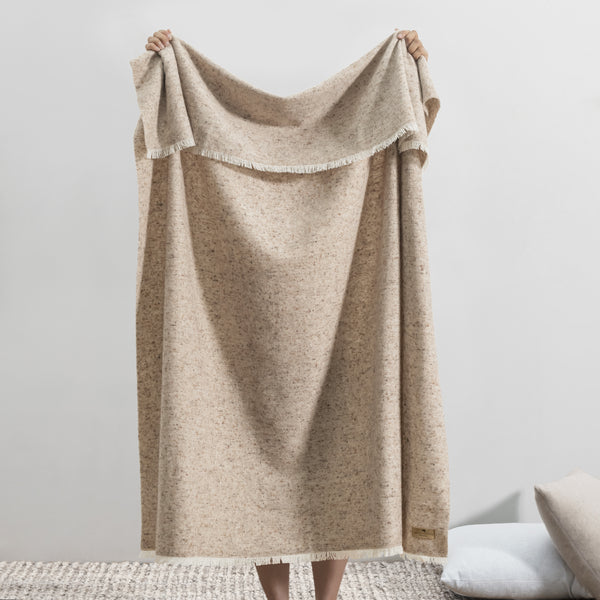 Lands Downunder Cinder Mist Throw- Taupe