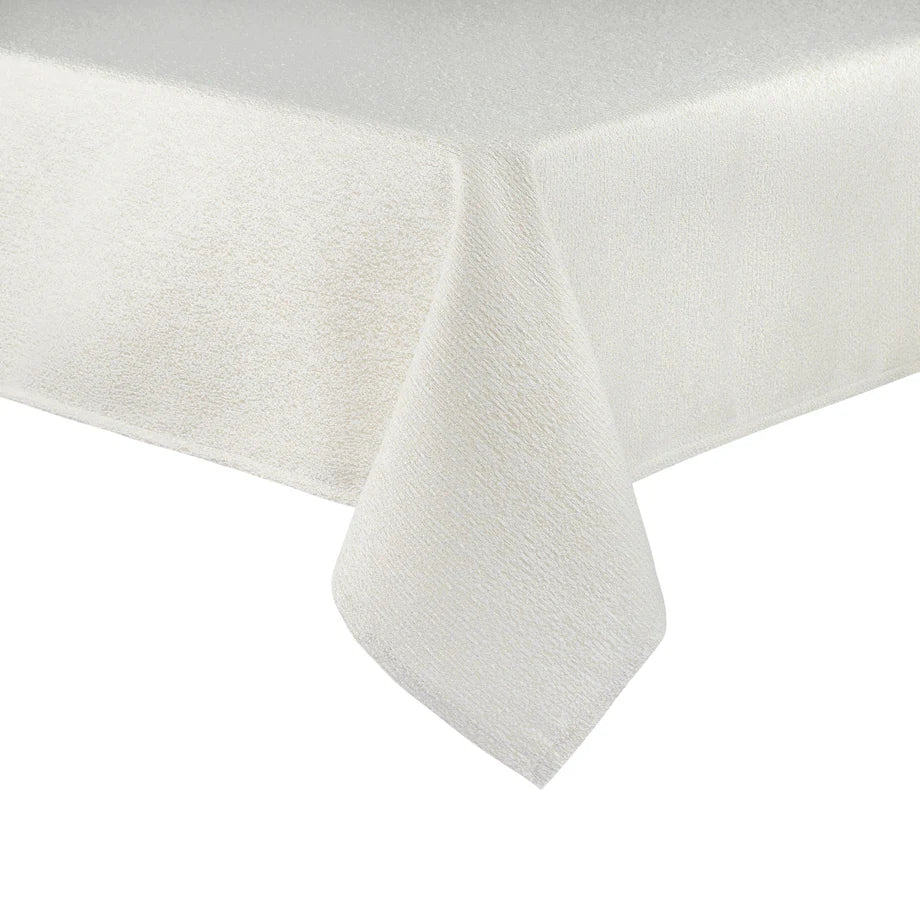 Adorn Your Table Cream Elegante Tablecloth