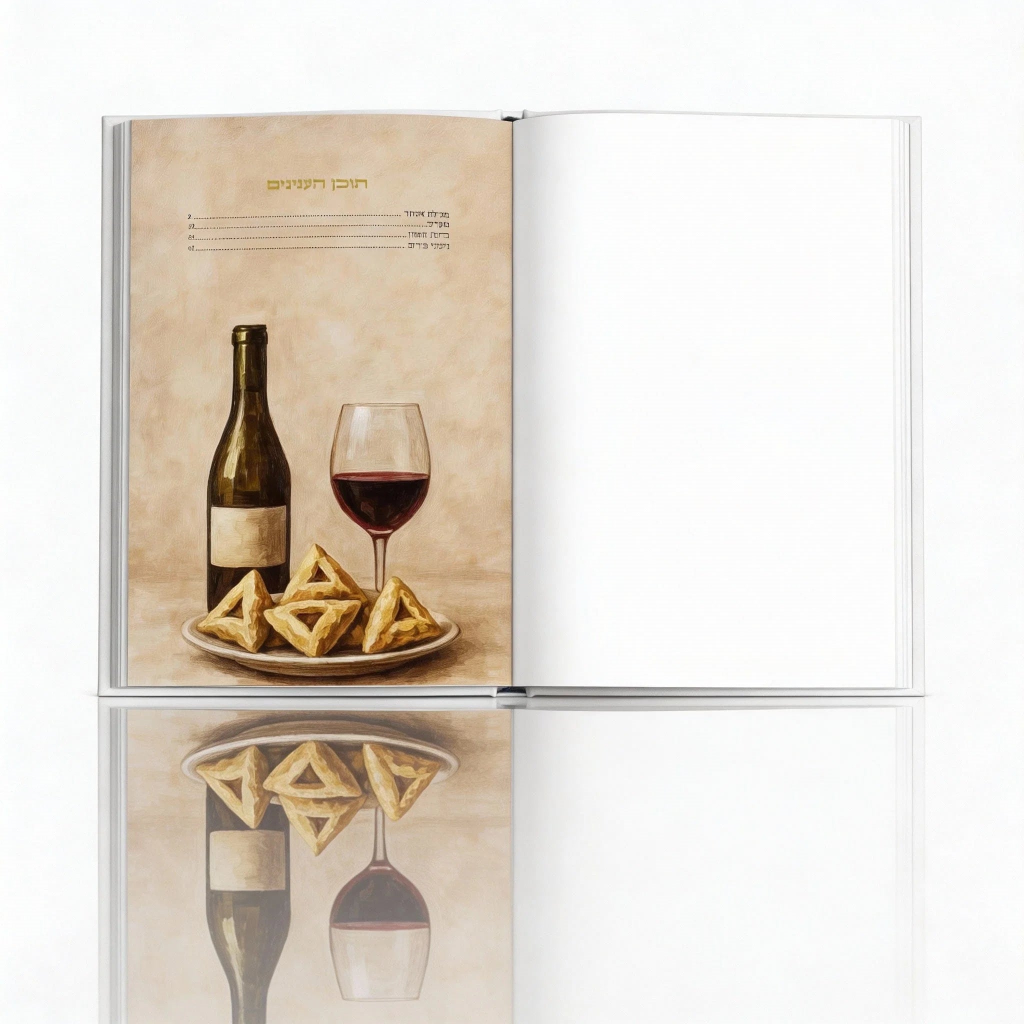 Deluxe Leather Painted Megillas Esther