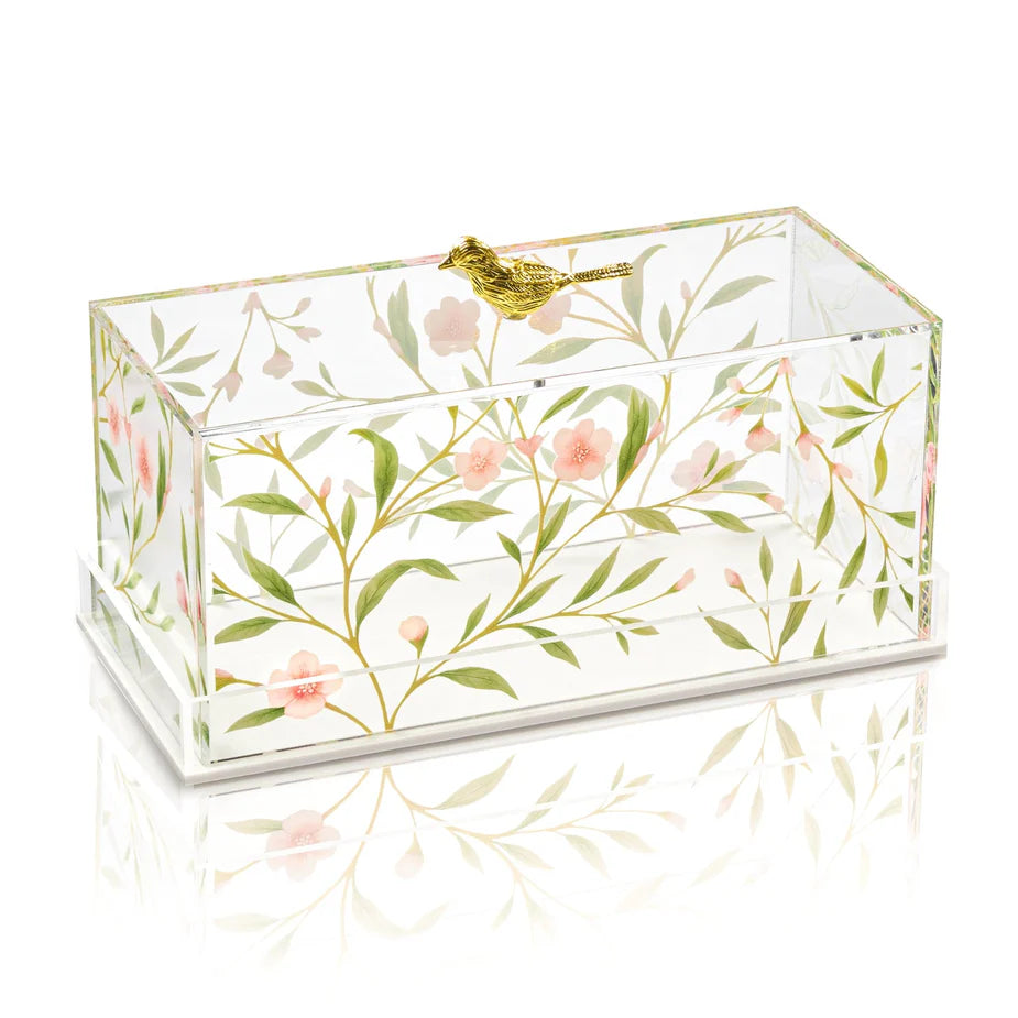 Floral Bird Cake Dome