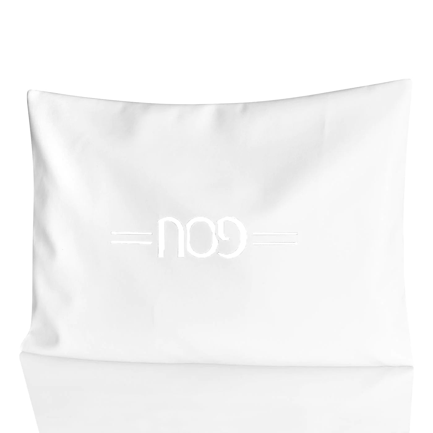 White Imprint Pillow Case