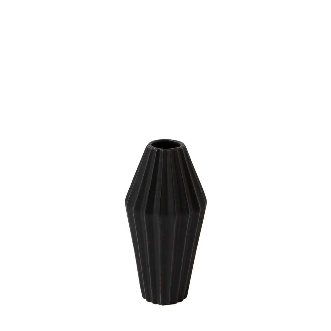 Global Views Milos Black Vase