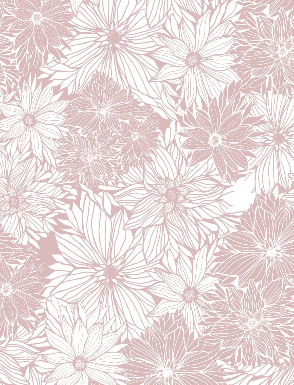 Linear Floral Duvet Set