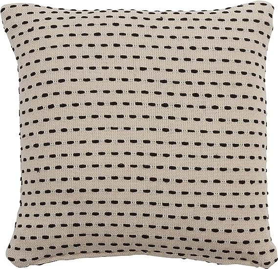 Ivory Stitch Line Pillow