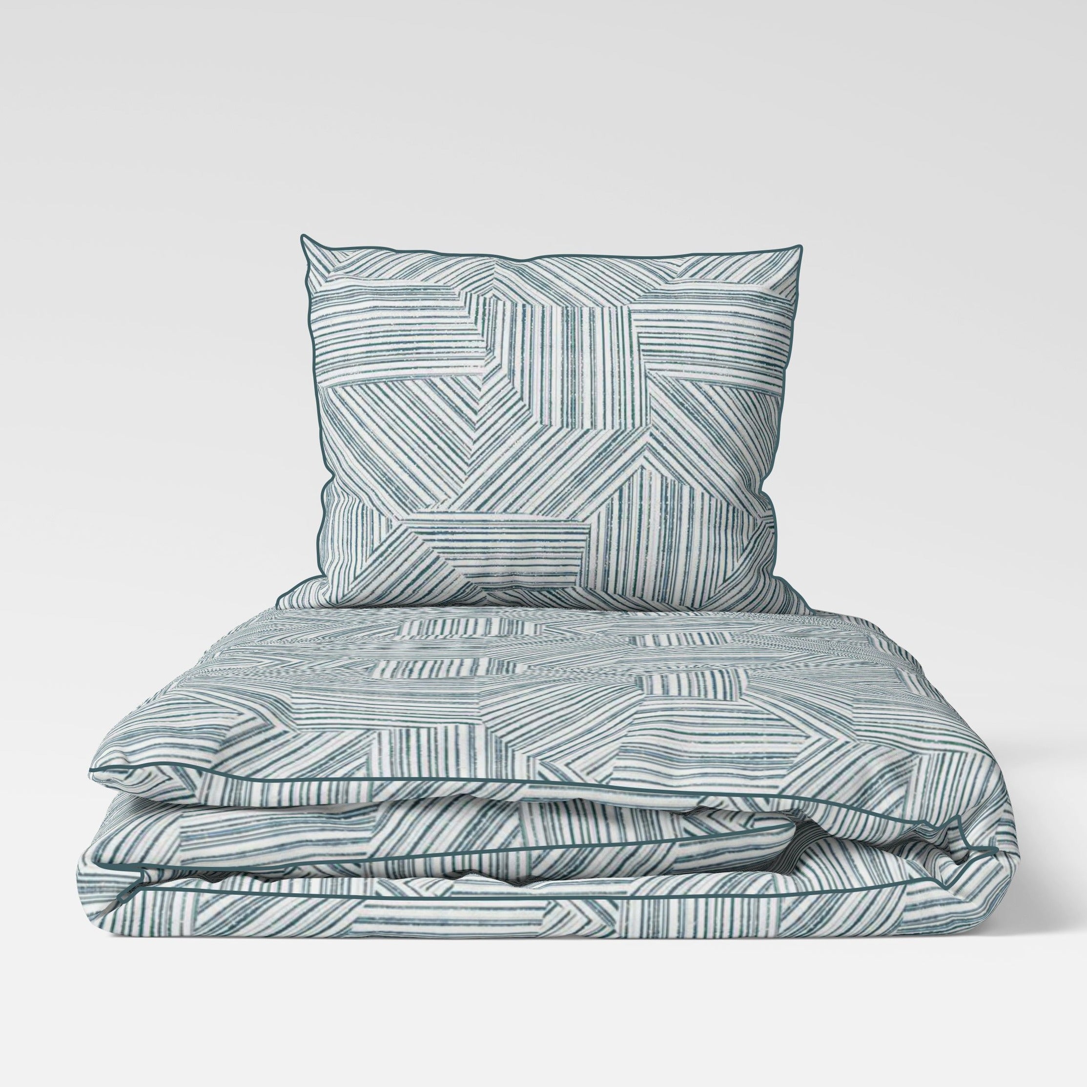 Geo Print Duvet Set