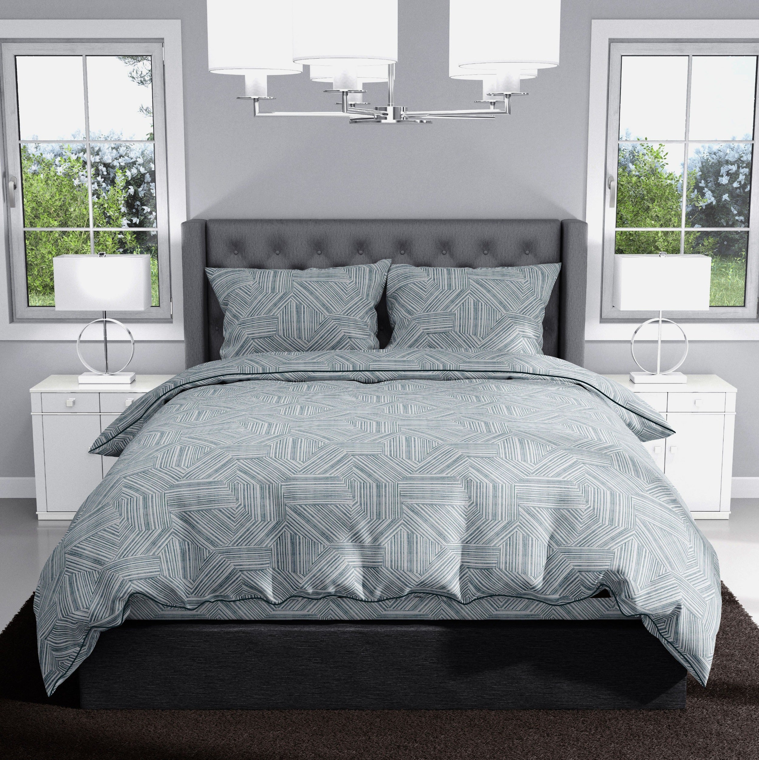 Geo Print Duvet Set