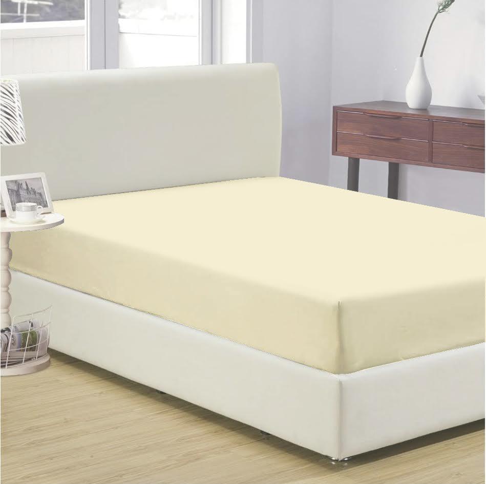 Aura Home Sateen Fitted Sheet- 2 Pack