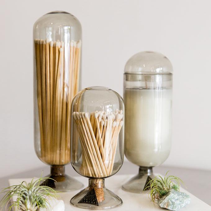 Smoke Fireplace Match Cloche
