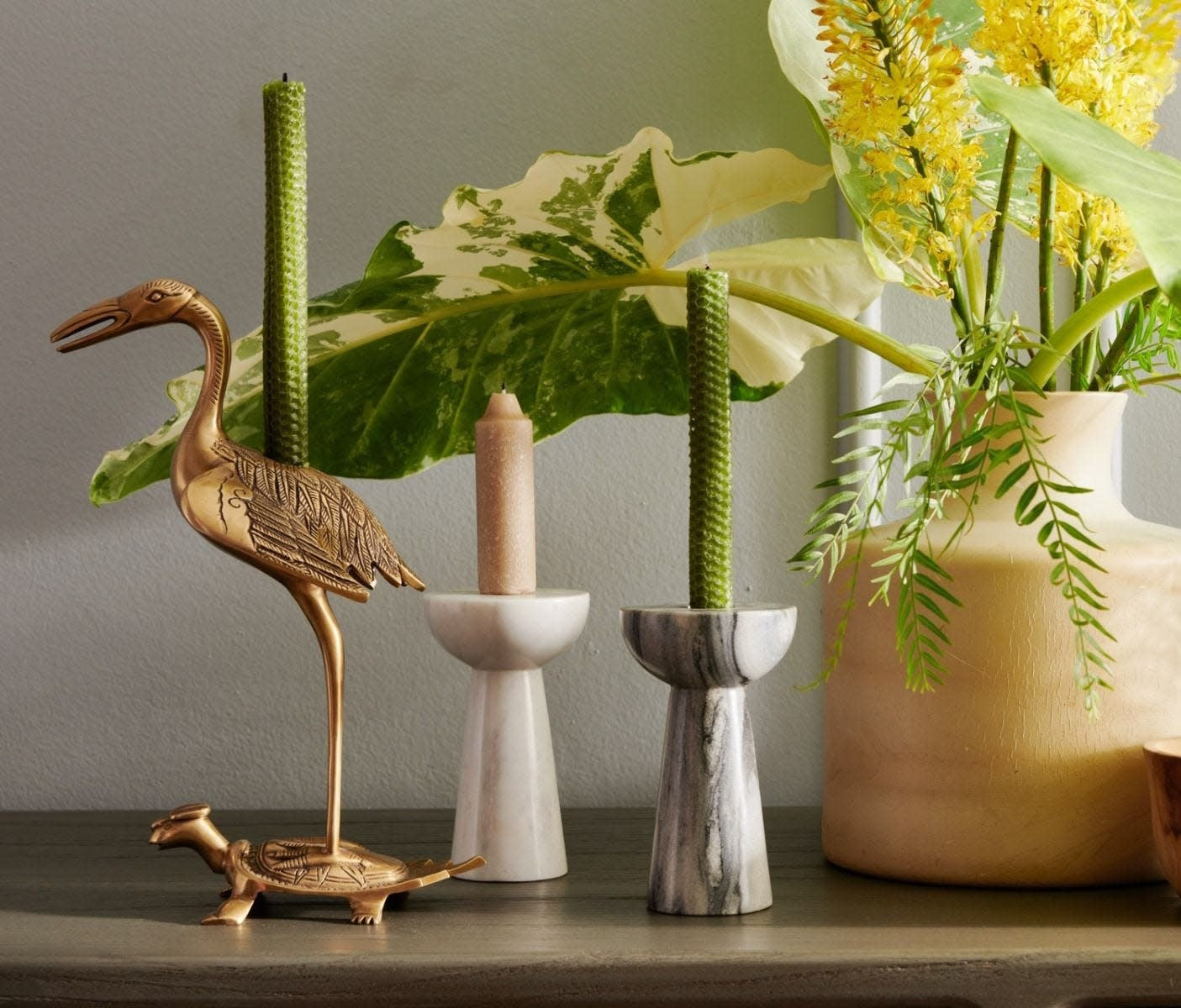 Blue Pheasant Judith Candlestick