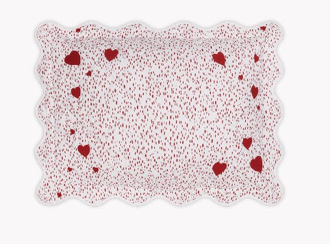 Celine Hearts Mini Boudoir Sham