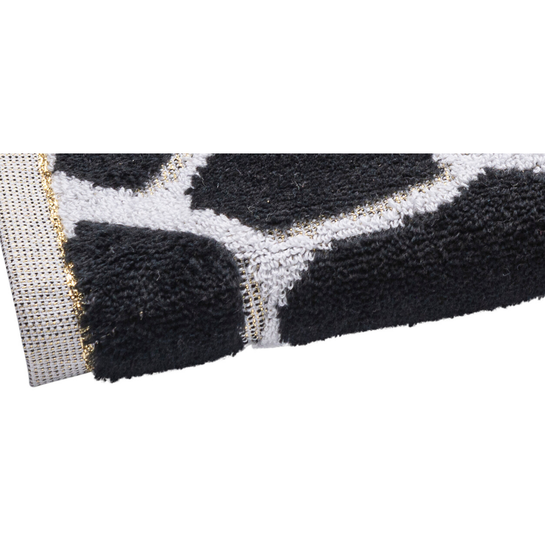 Dazzle Black & White Hand Towel