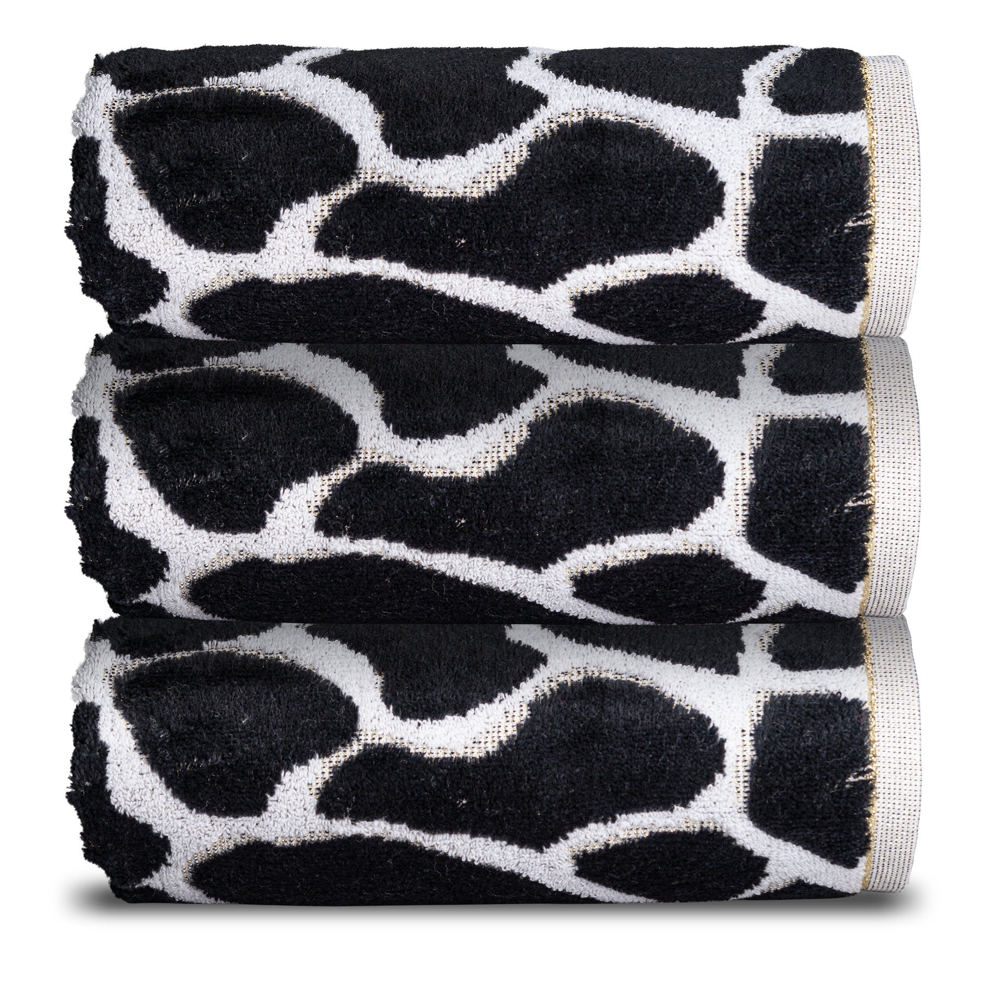 Dazzle Black & White Hand Towel