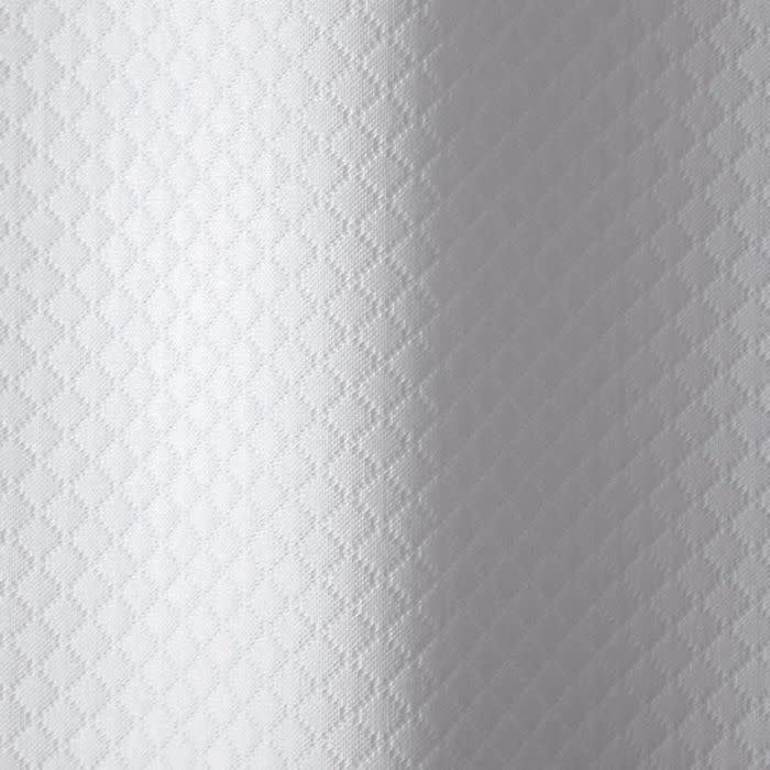 White Diamond Pique Shower Curtain