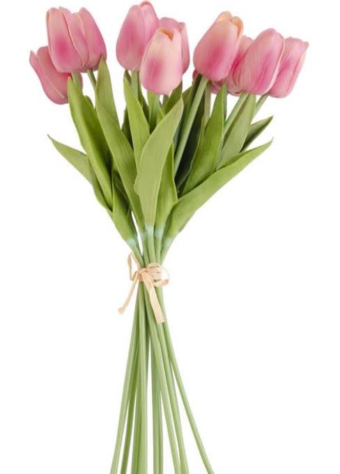 Real Touch Single Tulip Mauve