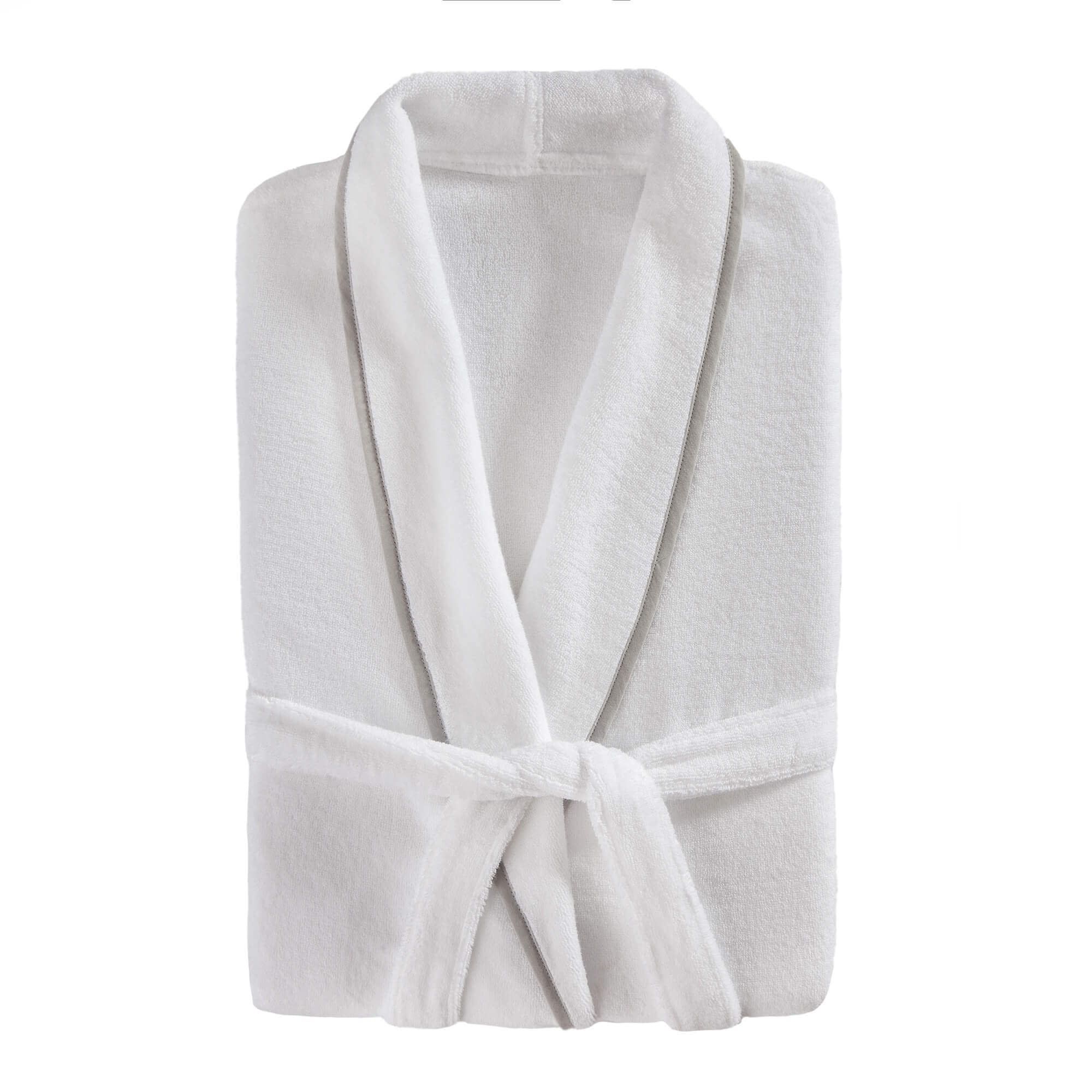 Kassatex Turkish Cotton Piped Robe