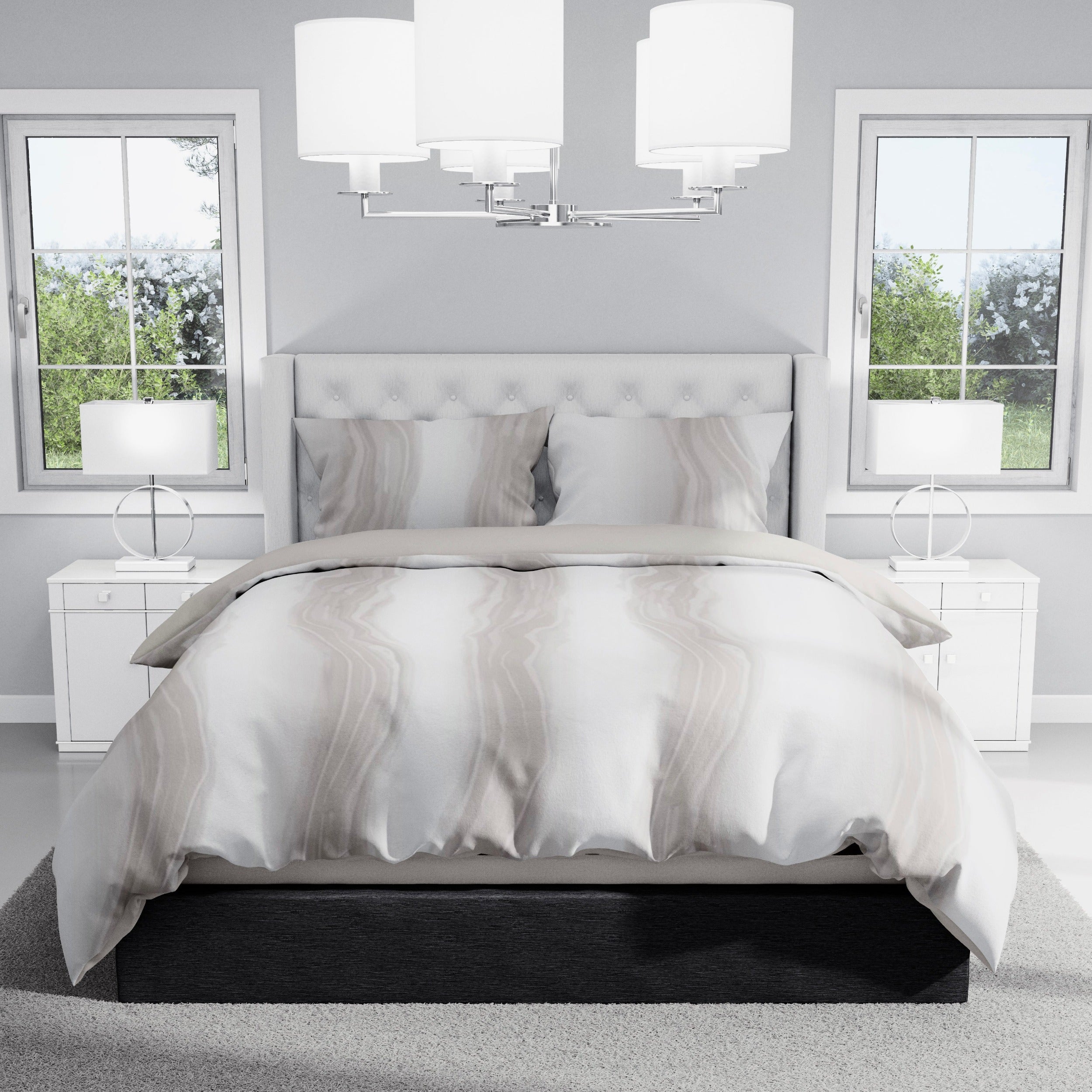 Aura & Belle Agate Wave Duvet Set