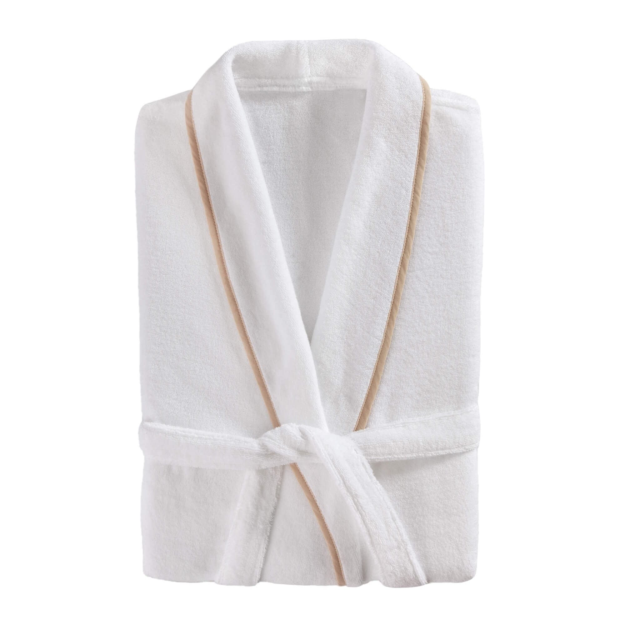 Kassatex Turkish Cotton Piped Robe