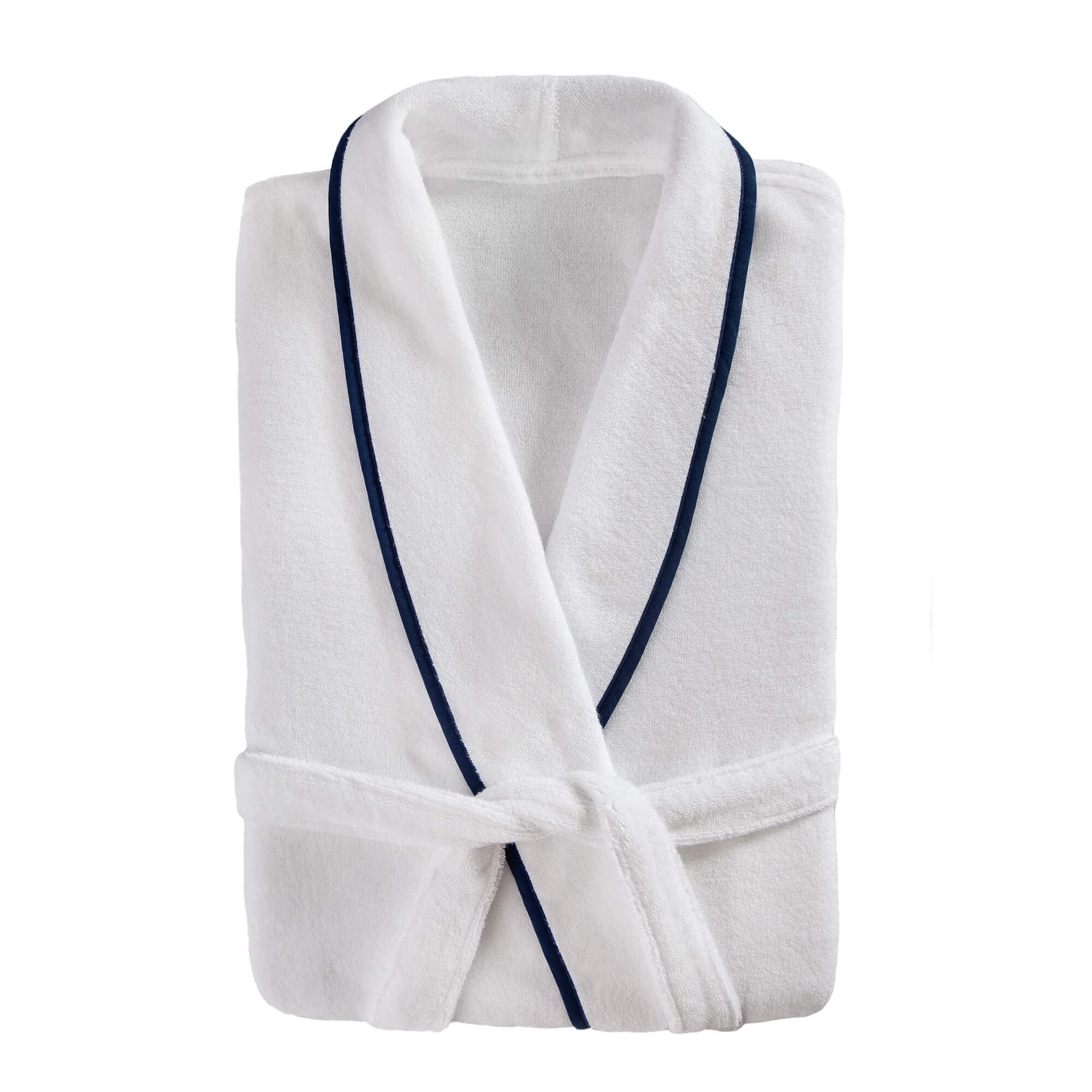 Kassatex Turkish Cotton Piped Robe