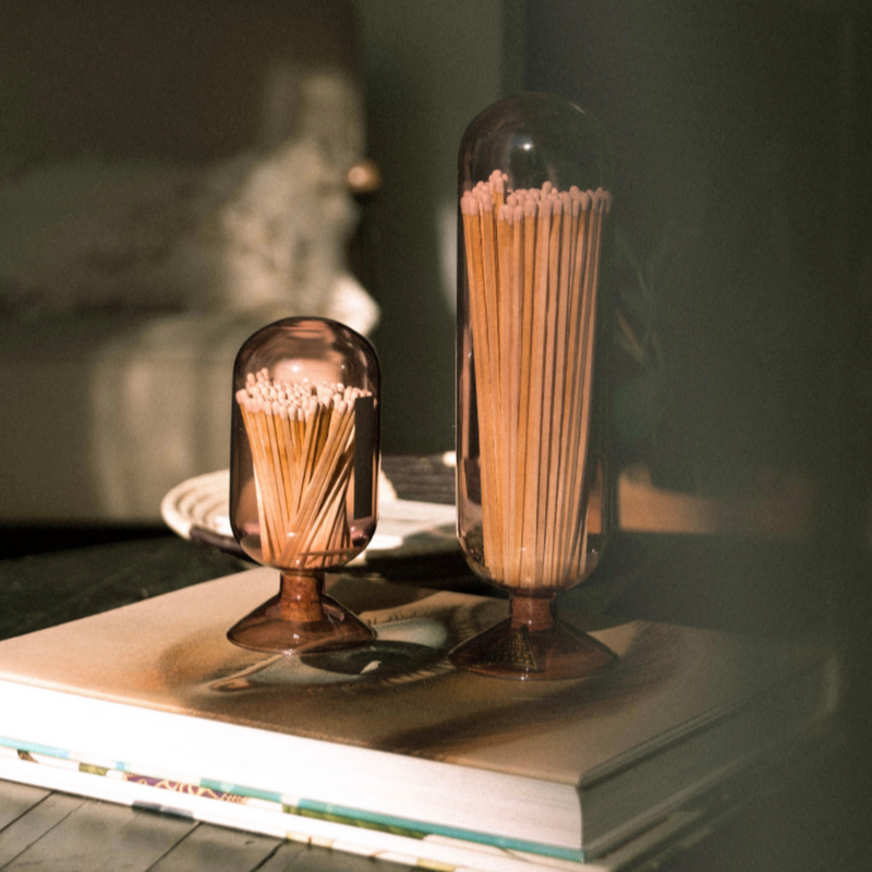 Smoke Fireplace Match Cloche