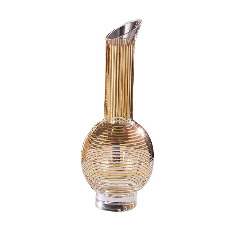 Gold Stripe Wine Decanter