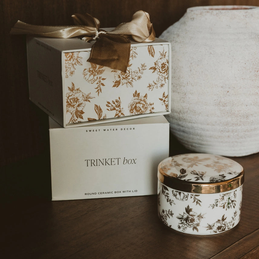 Delft Trinket Dish with Lid