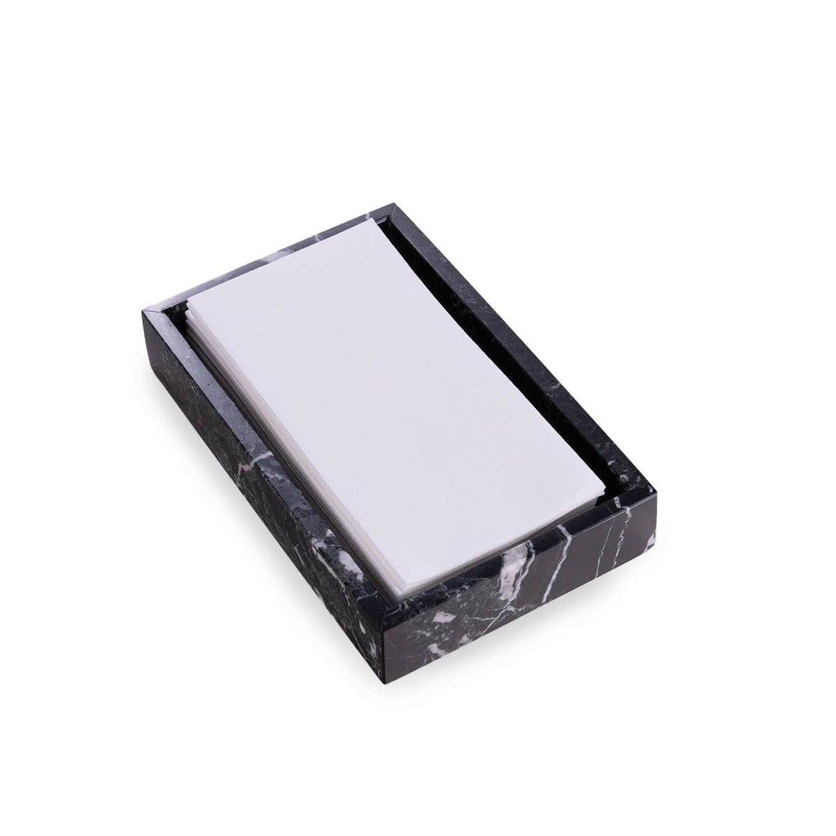 Ezra Genuine Marble Guest Towel Tray